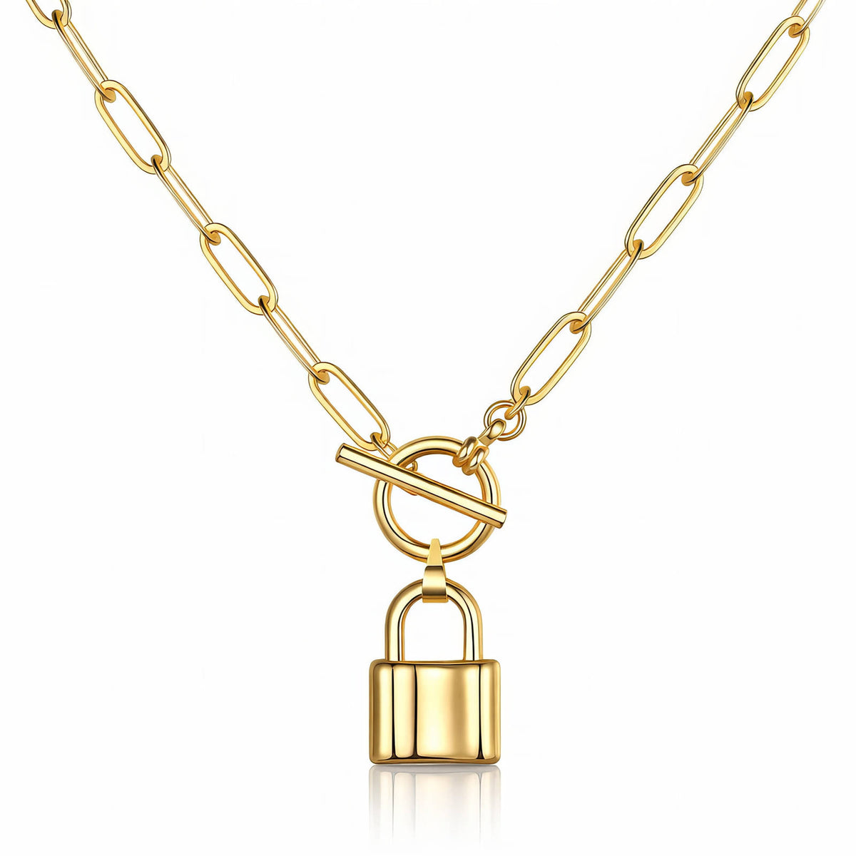 Susana Gems cadena de eslabones con candado fashion